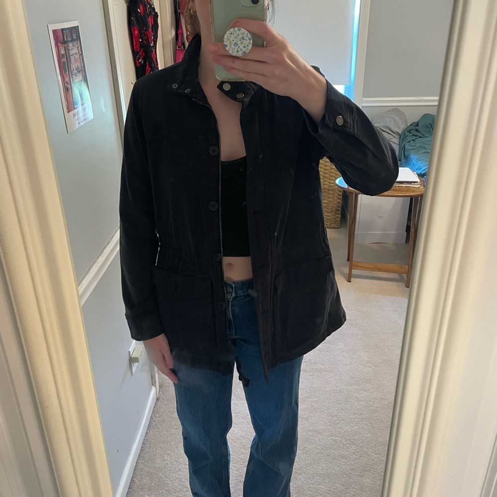 Lucky Brand Women's Black Utility Jacket